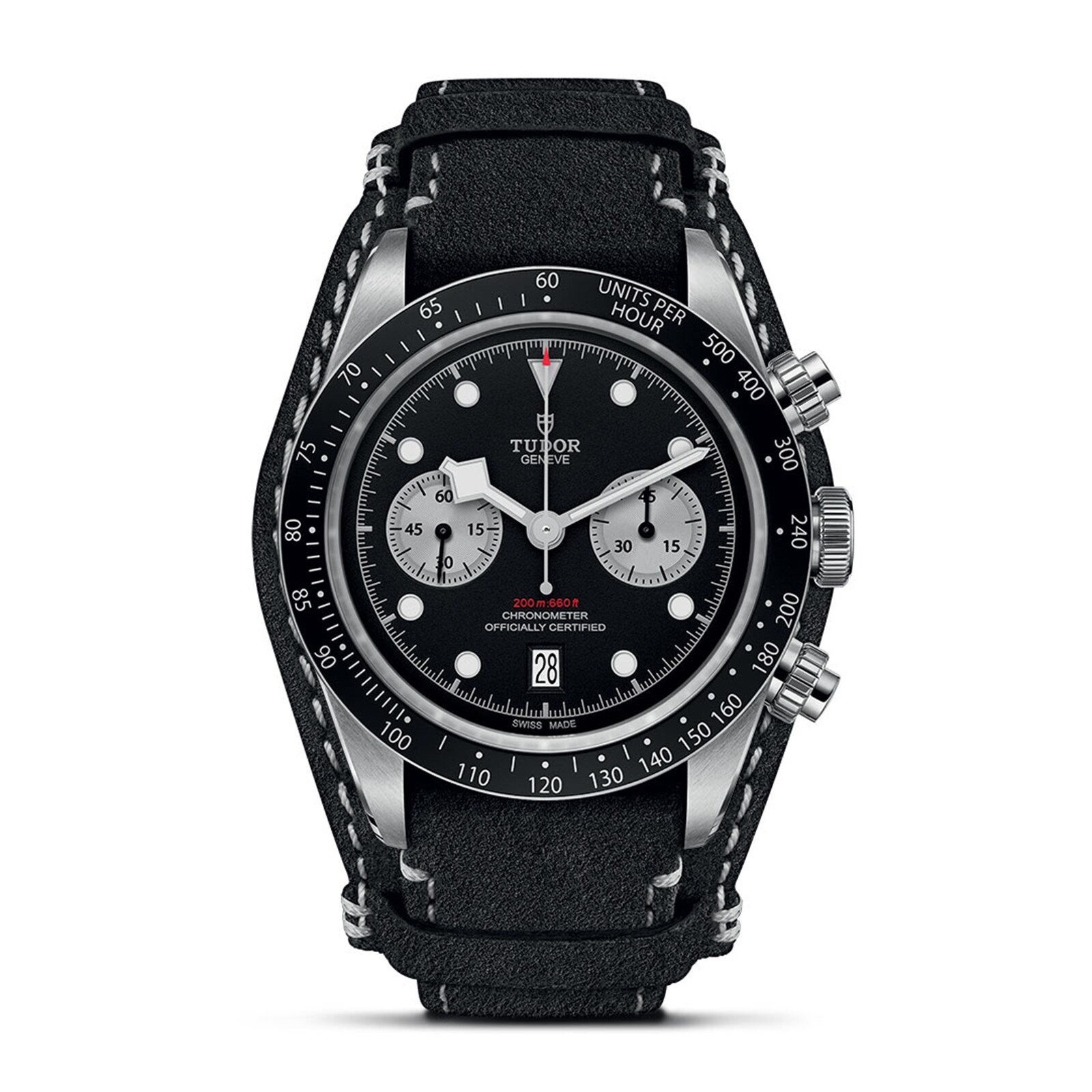 Tudor Black Bay Chrono 41mm Steel Case Black Dial